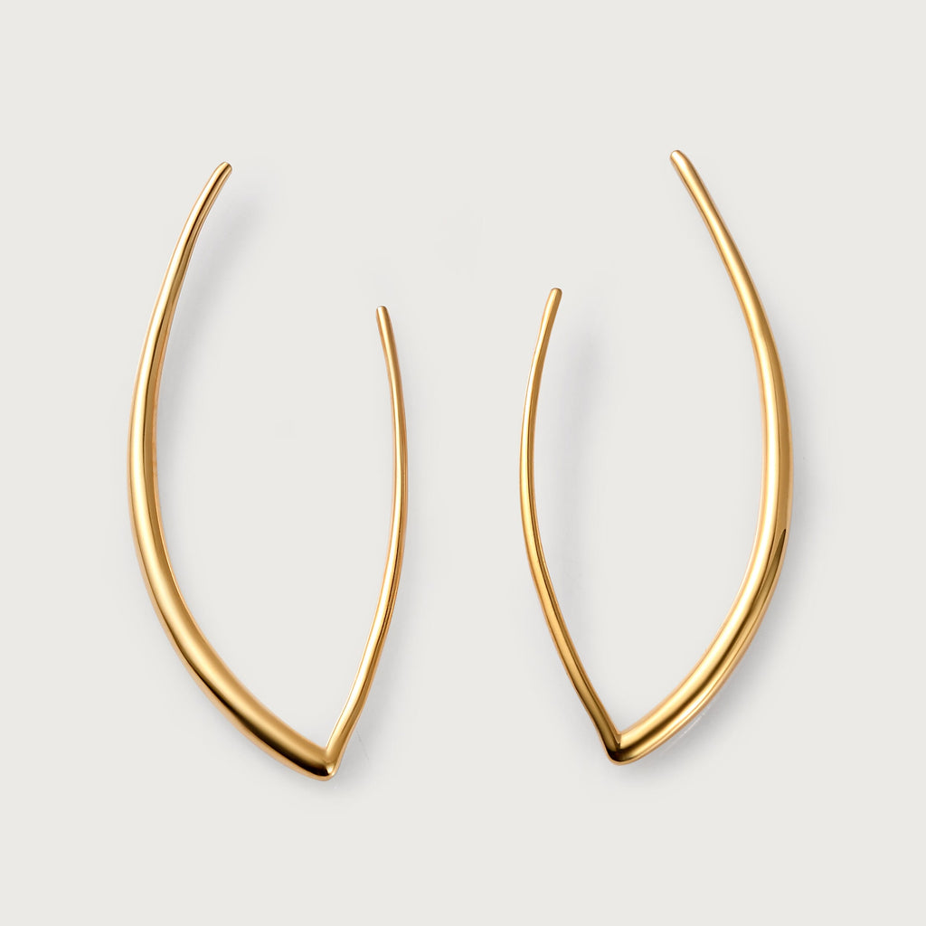 Rachel Galley 18K Vermeil Yellow Gold Plated  Sterling Silver Earring (With Rubber Push Back)