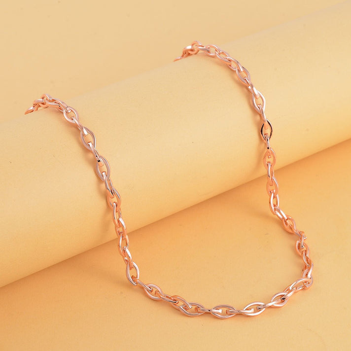 Rachel Galley 18k Vermeil RG Overlay Sterling Silver Necklace (Size - 16/18/20 ),  Silver Wt. 20 Gms 3890688 2