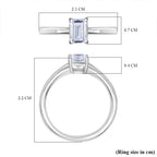 Rachel Galley 950 Platinum VS-EF Lab Grown Diamond VS-EF Ring, Platinum Wt.4.6 Gms  1.030  Ct.