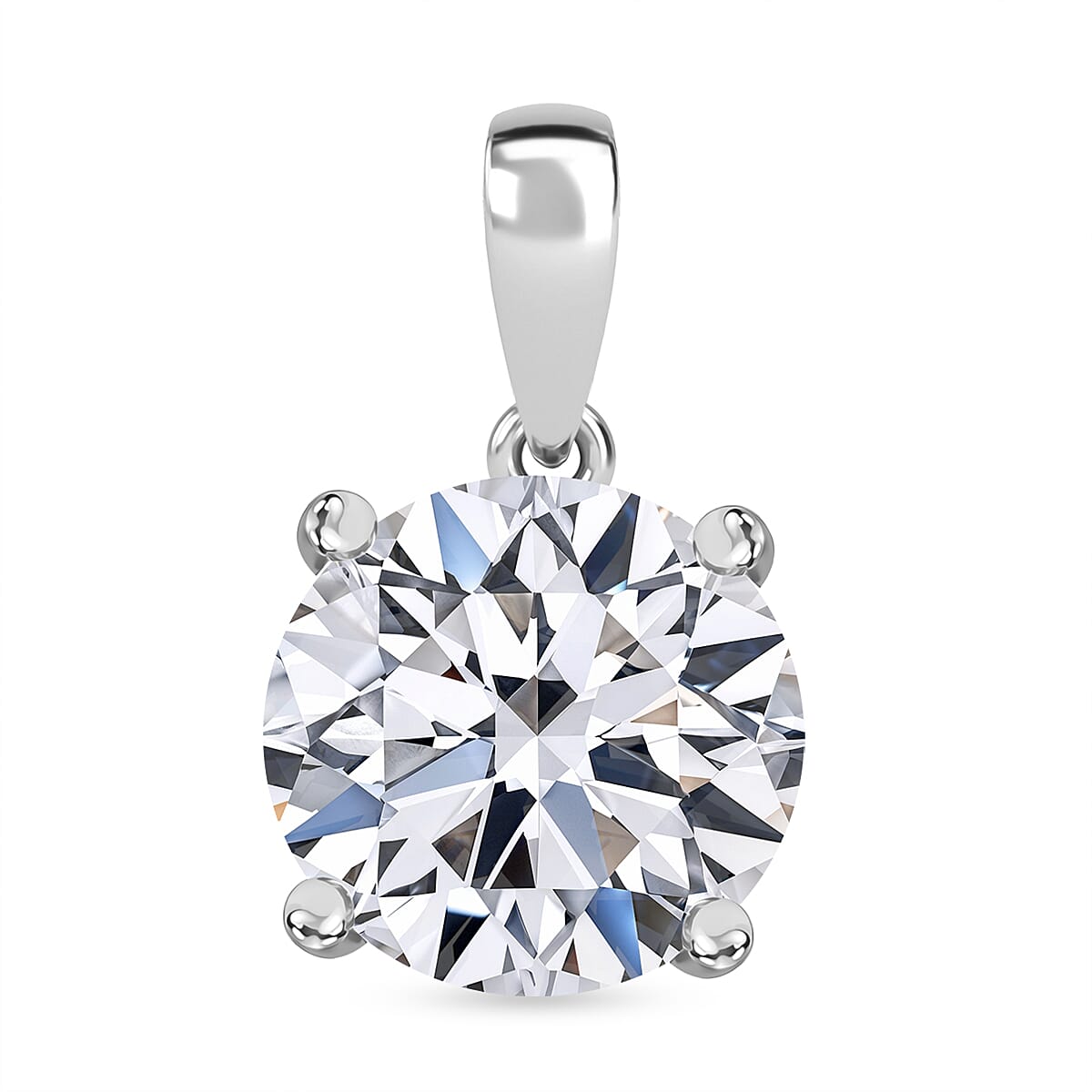 Rachel Galley 9K White Gold IGI Certified Lab Grown Diamond (VS-EF) Pendant 5.00 Ct. 8315673 0
