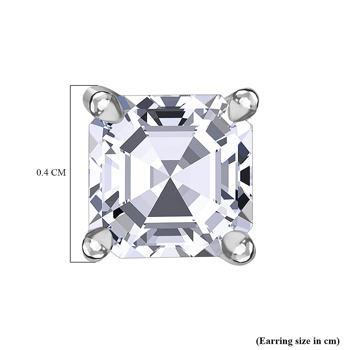 Rachel Galley 9K White Gold Lab Grown Diamond (VS-EF) Earring with Screw Back 8240446 5