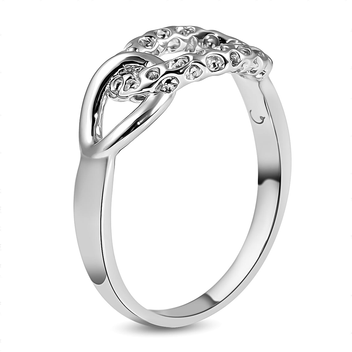 Rachel Galley Rhodium Overlay Sterling Silver Ring 3887937 4