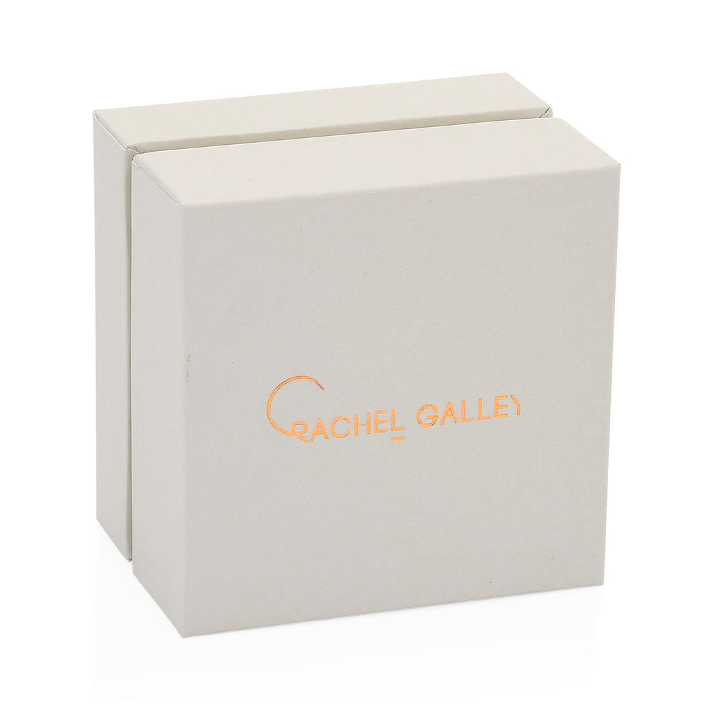 Rachel Galley Ring Box and Pouch (6.3x6.3x4.5cm) - Gray