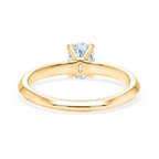 Rachel Galley - SGL Certified VS-EF Lab Grown Diamond Solitaire Ring in 18K Vermeil Yellow Gold Plated Sterling Silver 1.02 Ct.