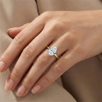 Rachel Galley - SGL Certified VS-EF Lab Grown Diamond Solitaire Ring in 18K Vermeil Yellow Gold Plated Sterling Silver 1.02 Ct.