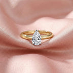 Rachel Galley - SGL Certified VS-EF Lab Grown Diamond Solitaire Ring in 18K Vermeil Yellow Gold Plated Sterling Silver 1.02 Ct.