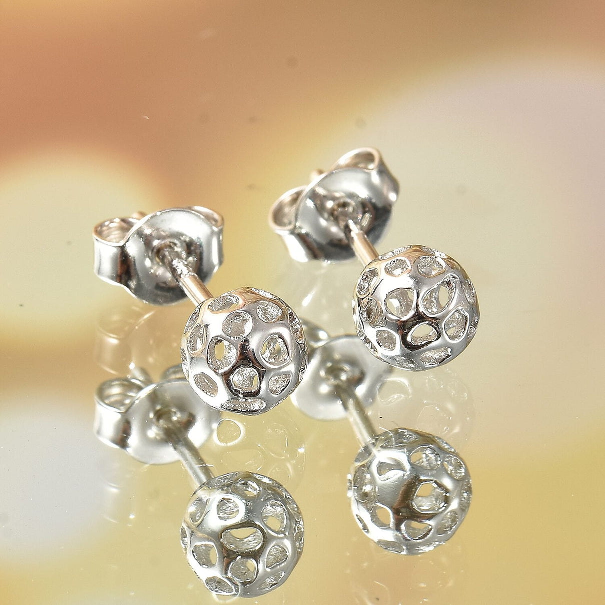 Rachel Galley Shimmer Collection Earrings in Rhodium Plated Sterling Silver 3878862 2