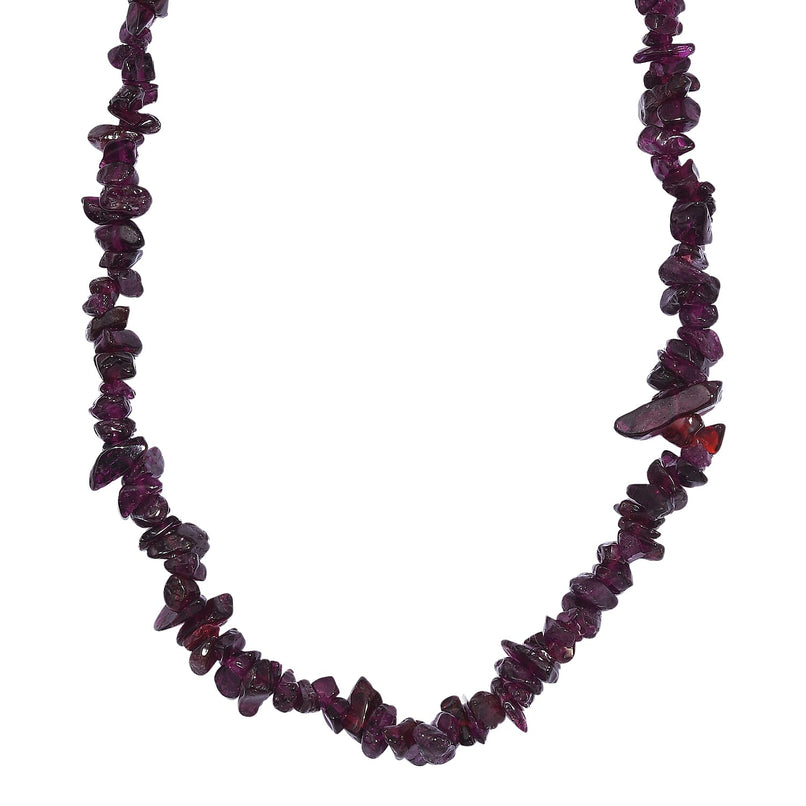 Tucson Find - Radiant Ember Garnet Stone Necklace (Size - 28) 289.00 Ct.