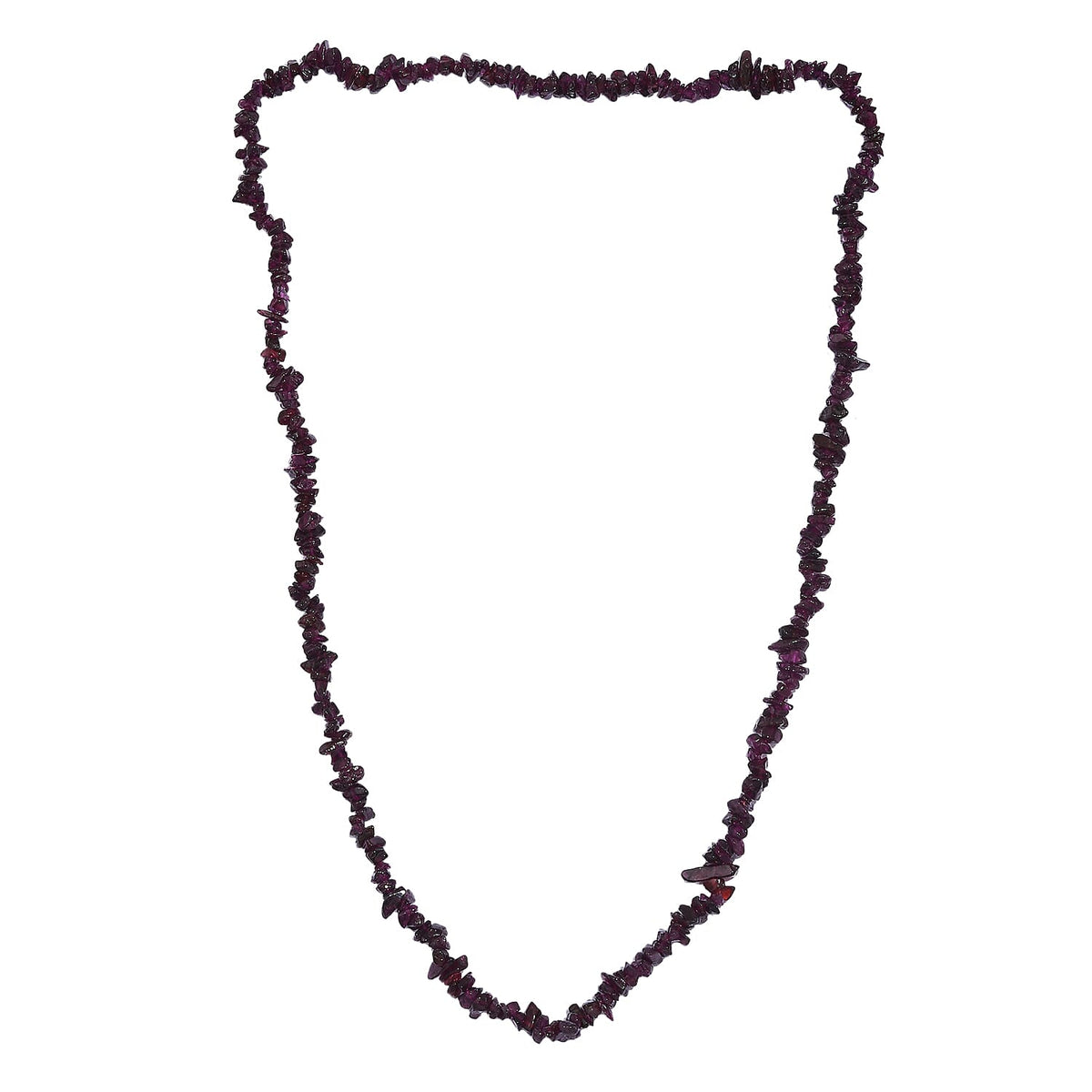 Tucson Find - Radiant Ember Garnet Stone Necklace (Size - 28) 289.00 Ct. V32639684 4