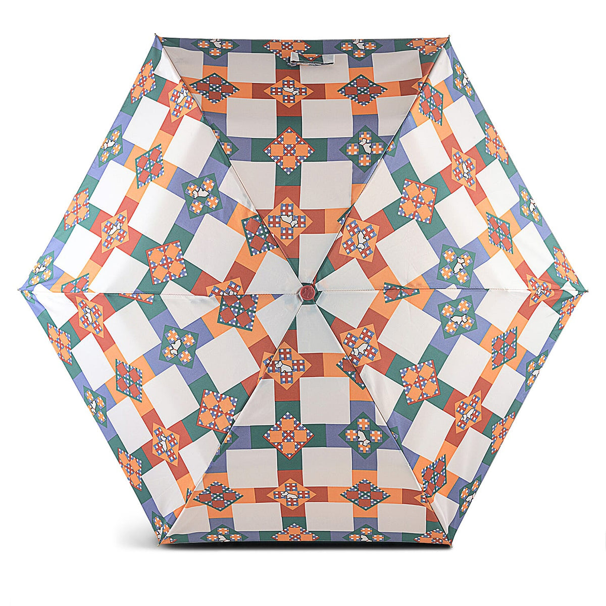 Radley Patchwork Responsible Made Umbrella  - White 8088897 1