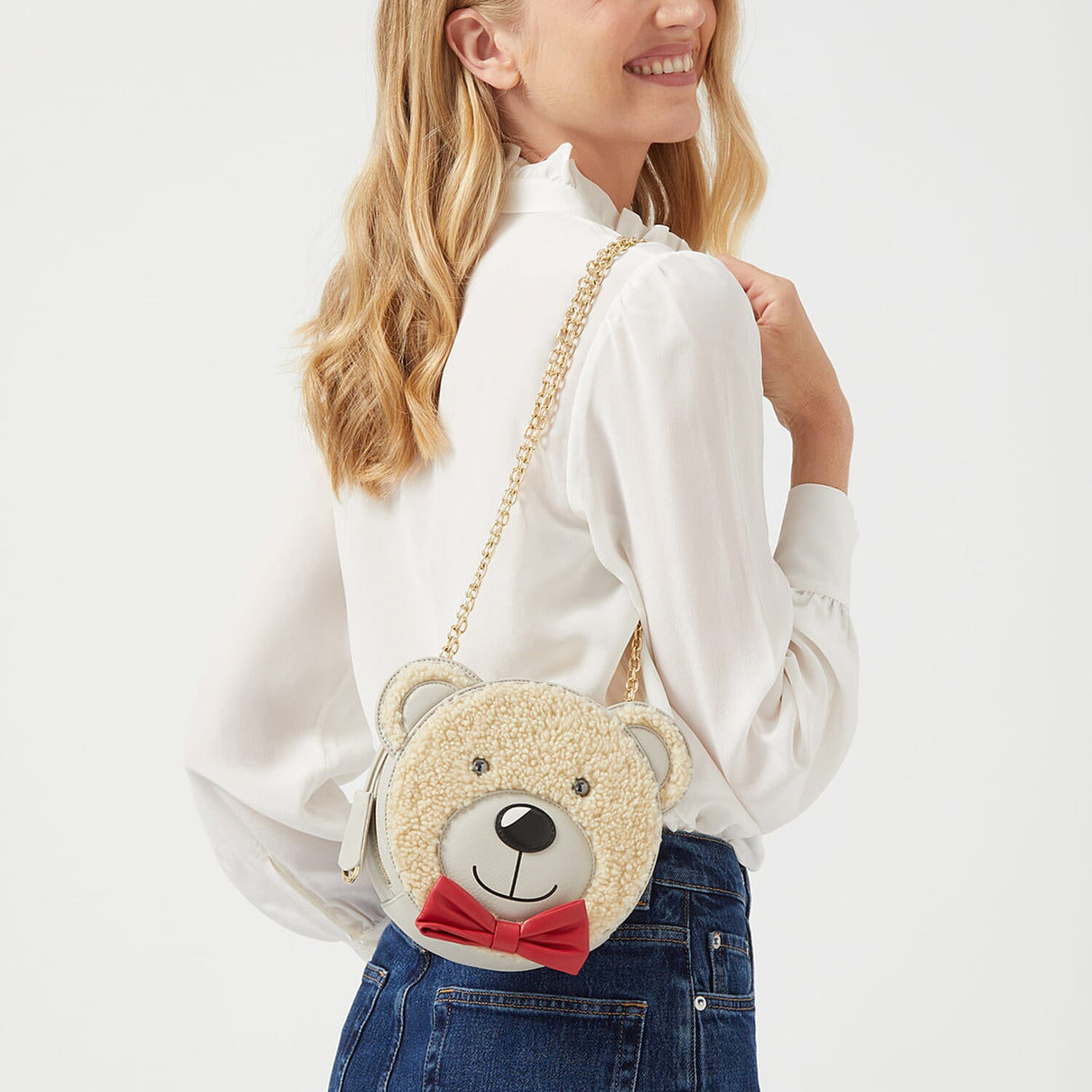 Radley London Teddy Medium Ziptop Crossbody Bag - Natural Beige 8088860 2