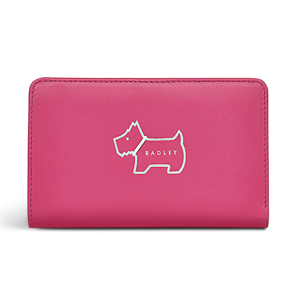 Radley London Showcase - Heritage Dog Outline Medium Bifold Purse - Pink
