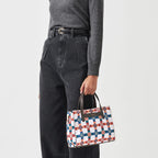 Radley London Finsbury Park Patchwork Medium Ziptop Grab Bag with Shoulder Strap - White