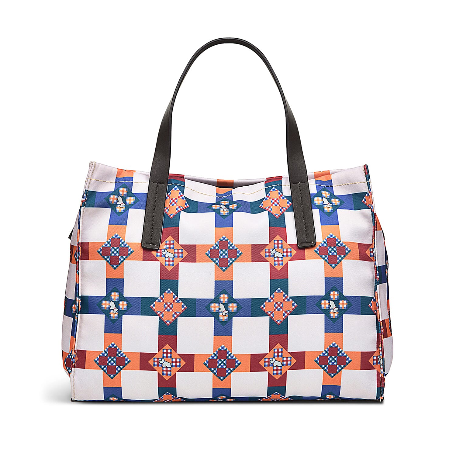 Radley London Finsbury Park Patchwork Medium Ziptop Grab Bag with Shoulder Strap - White 8088849 3