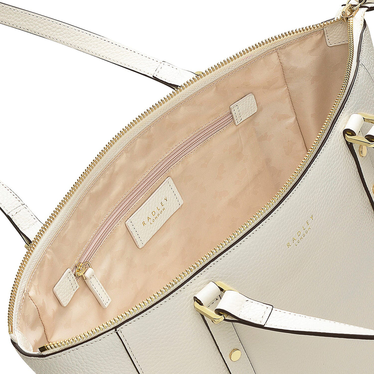 Radley London Silk Street Large Ziptop Shoulder Chalk 8088831 9