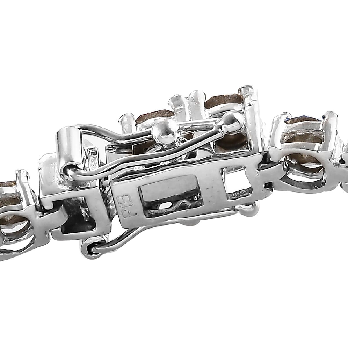 Rainbow Coloured Austrian Crystal Bracelet in Silver Plated 3787540 4