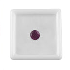Raipur Ruby Round 8 mm Gemstone, 2.81 Ct