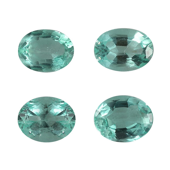 Rare Find - Set of 4 AAA Boyaca Colombian Emerald Loose Gemstones in Oval Shape 1 ct. (in total) - (Size 5X4mm) 7851916 1