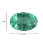Rare Find AAAA Boyaca Colombian Emerald Oval 1ct in Total