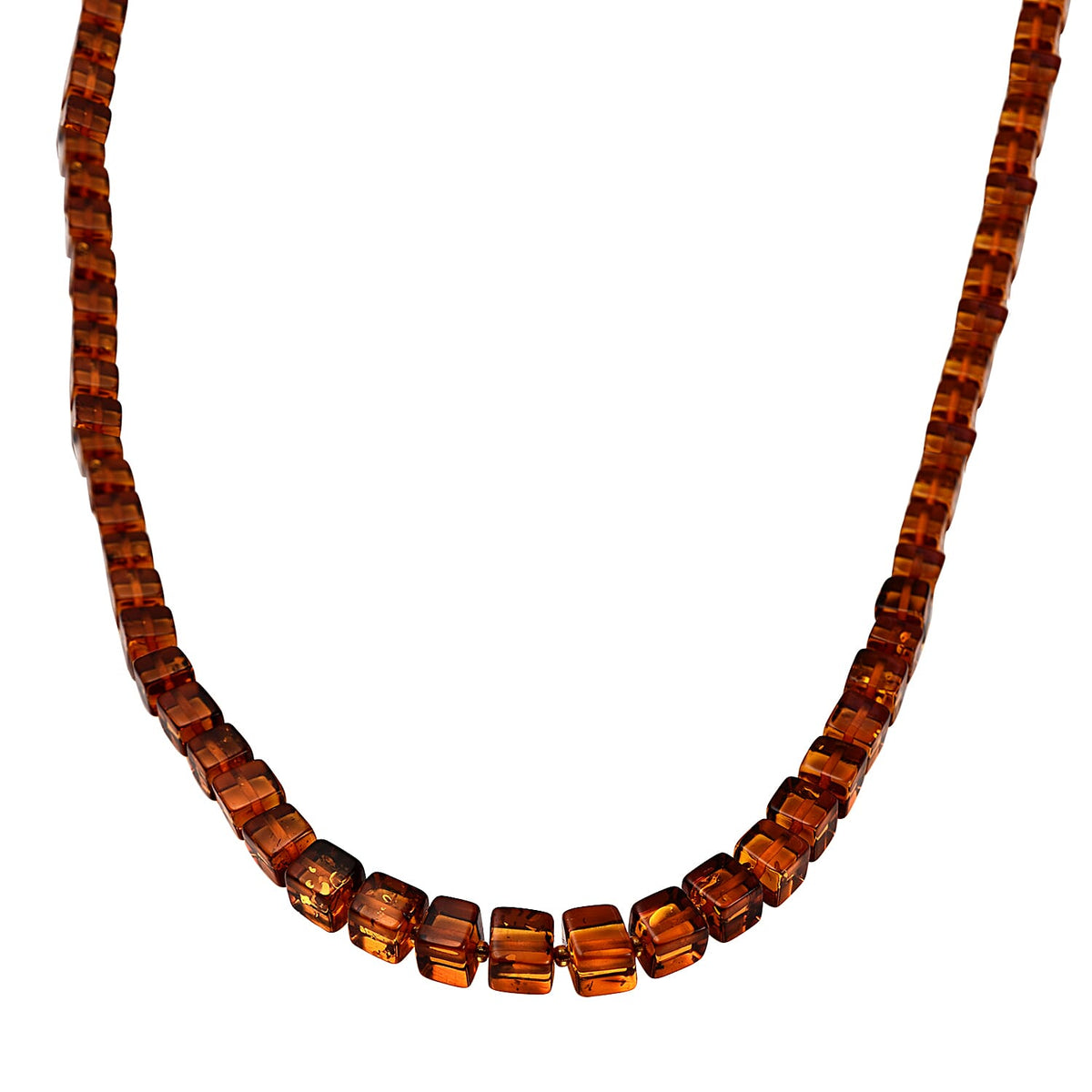 Tucson Special - Rare Find Baltic Amber Cube Necklace (Size 20) 7673136 0