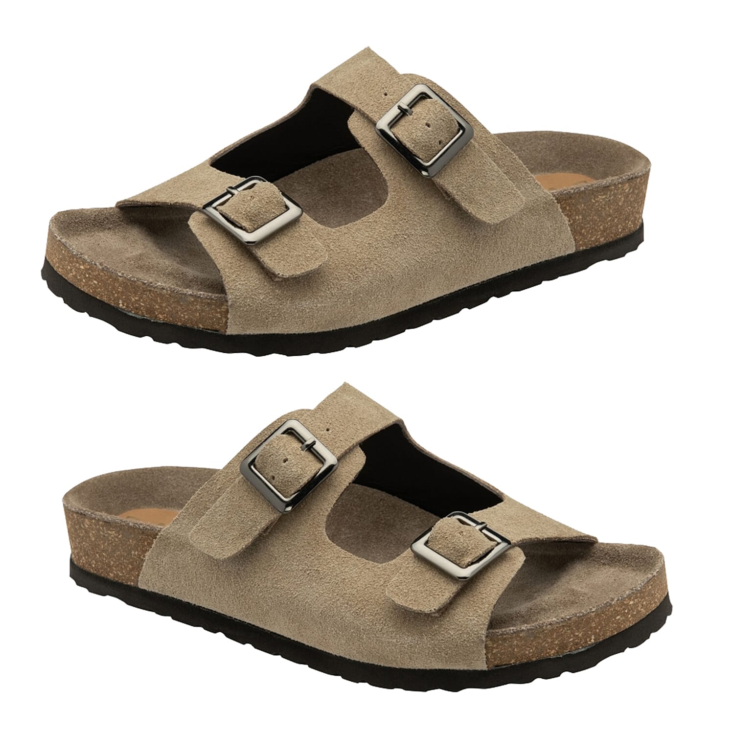 Ravel Buckle Ladies Sandal (Size 3) - Taupe 7565131 0