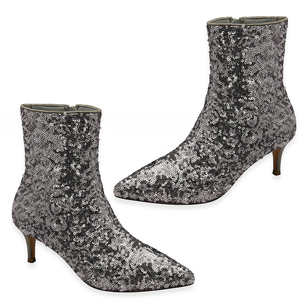 Ravel Currans Ladies Ankle Boot with Inside Zip (Size - 3) - Silver