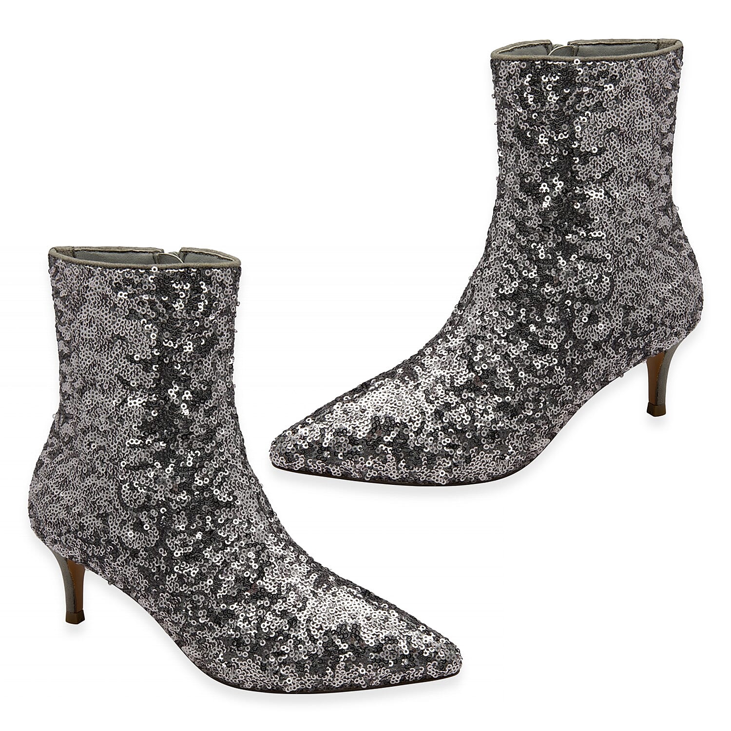 Ravel Currans Ladies Ankle Boot with Inside Zip (Size - 3) - Silver 8367202 0