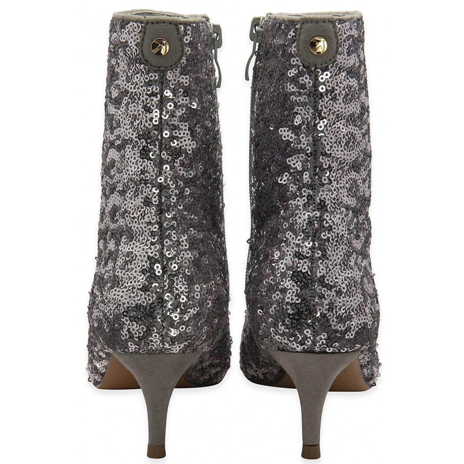 Ravel Currans Ladies Ankle Boot with Inside Zip (Size - 3) - Silver 8367202 2