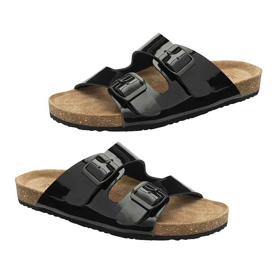 Ravel Patent Aros Flat Mule Sandals (Size 5) 7811006 0
