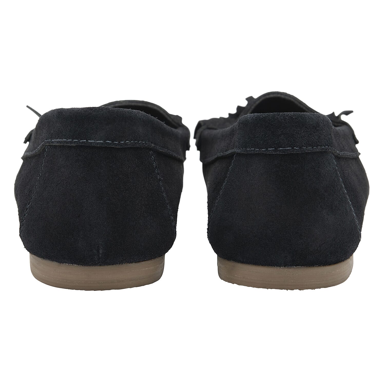 Ravel Atley Womens Slip-On Loafers with Tassel Fringe Detail (Size 3) - Navy 8229737 3