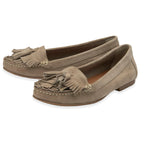 Ravel Atley Womens Slip-On Loafers with Tassel Fringe Detail (Size 6) - Taupe