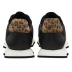 Ravel Suede Leather Blend Lace Up Trainers (Size 7) - Black