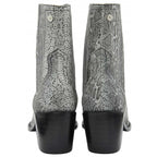 Ravel Langton Snake-Print Leather Ankle Boots (Size - 8) - Grey