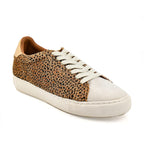 Ravel Leopard Print Lace Up Trainer (Size 9) - White and Brown