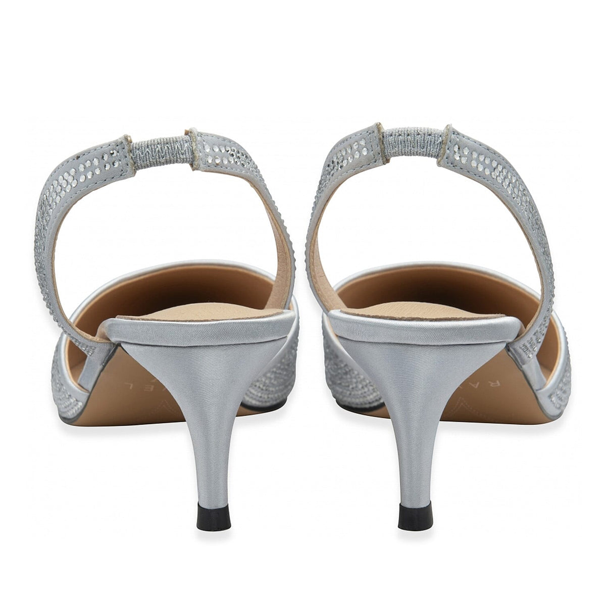 Ravel Mallow Ladies Shoe with Slingback (Size - 3) - Silver 8367450 2