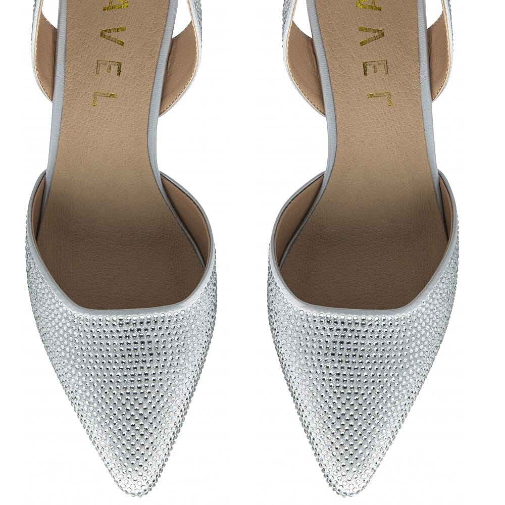 Ravel Mallow Ladies Shoe with Slingback (Size - 3) - Silver 8367450 3