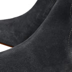Ravel Premium Leather Womens Teelin Heeled Ankle Boots (Size 3) - Grey