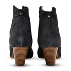 Ravel Premium Leather Womens Teelin Heeled Ankle Boots (Size 3) - Grey