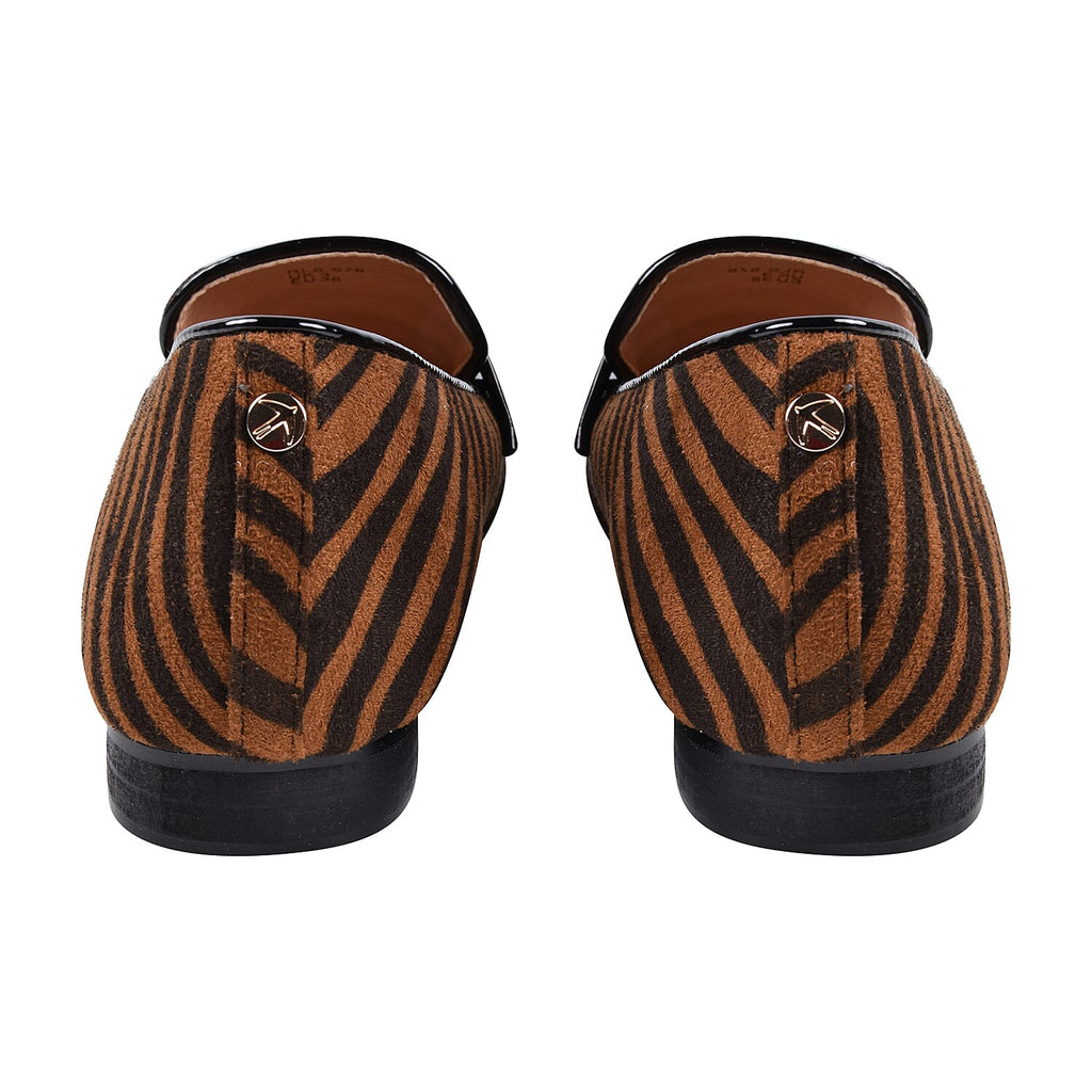 Ravel Tan Zebra-Print Luis Loafers (Size 4)