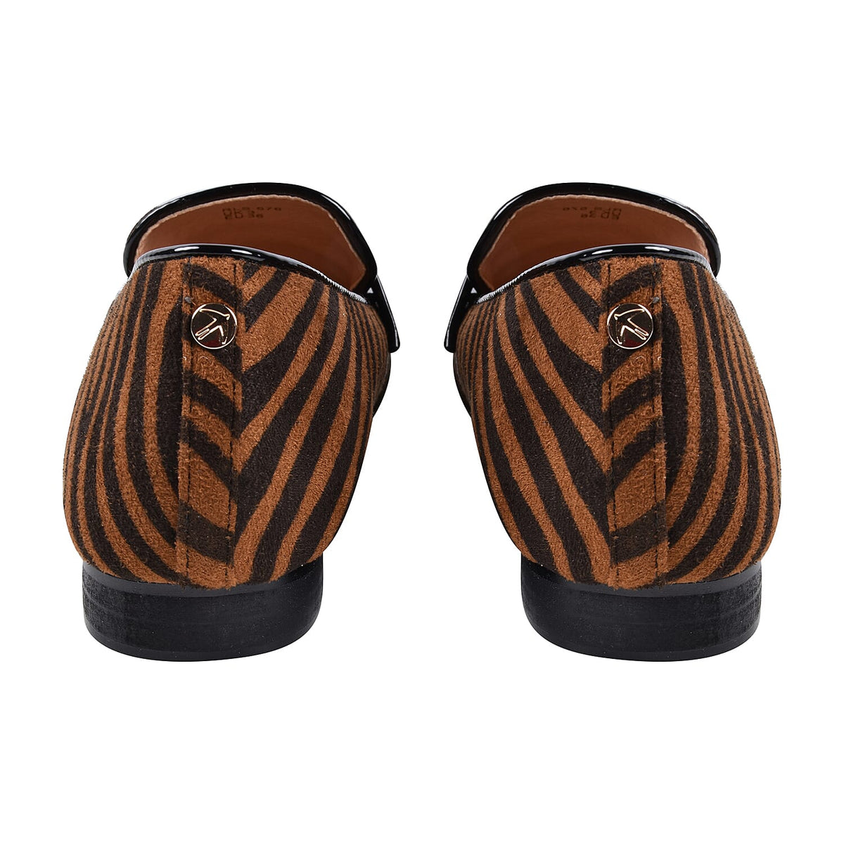 Ravel Tan Zebra-Print Luis Loafers 6016600 2