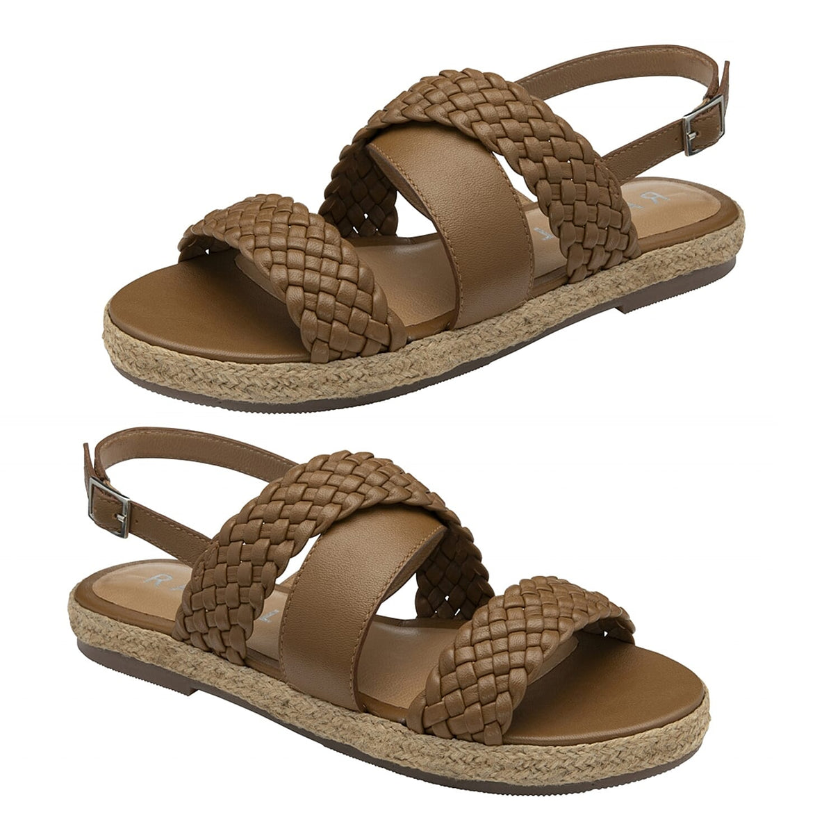 Ravel Women's Parton Leather Slingback Sandal (Size 4) - Tan 8247874 0