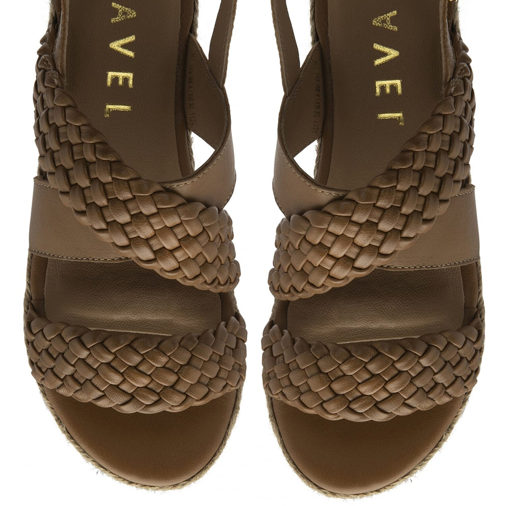 Ravel Women's Parton Leather Slingback Sandal (Size 4) - Tan