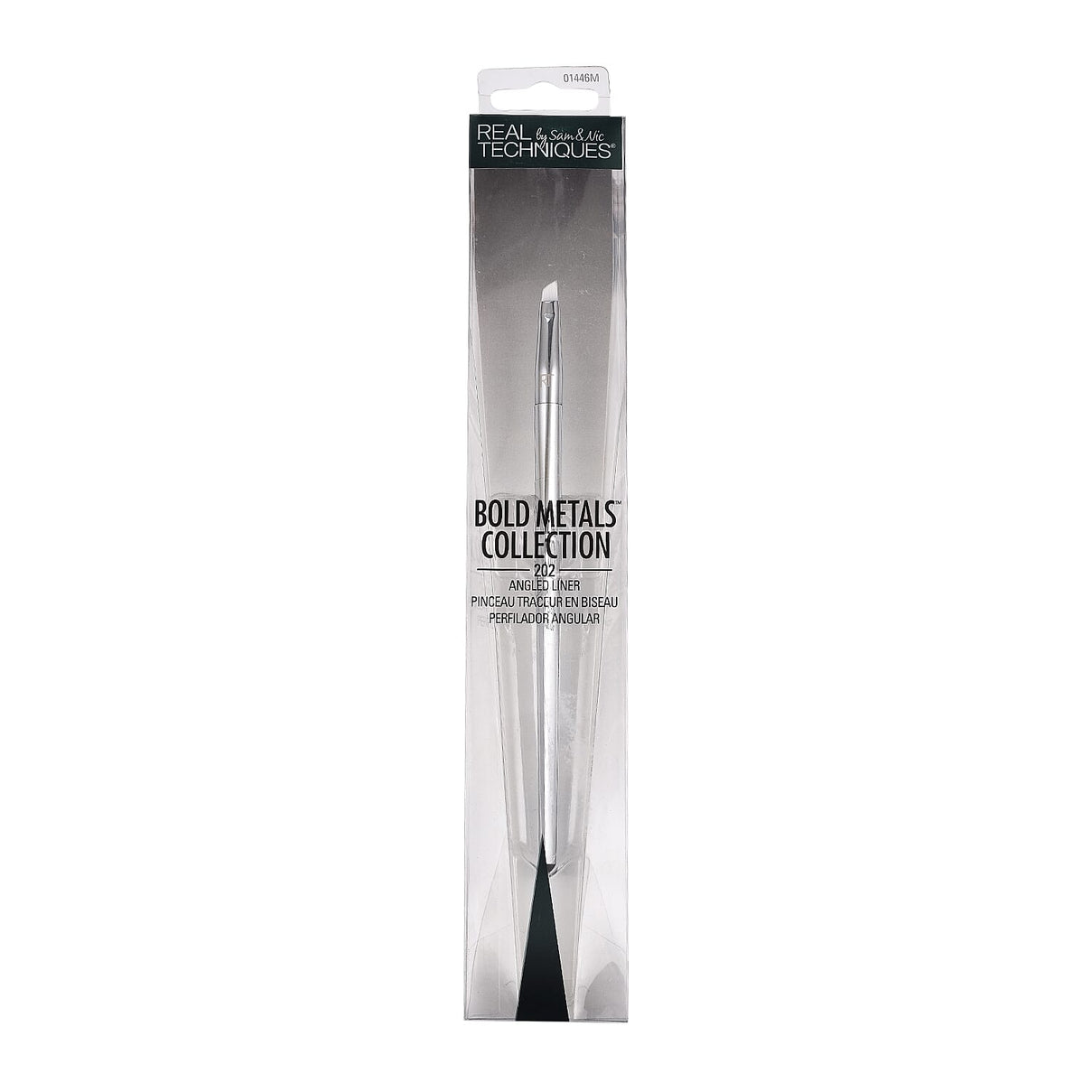 Real Techniques: Bold Metals Collection 202 Angled Liner Brush 6281729 0