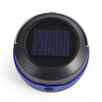 Rechargeable Collapsable Compact LED Solar Light and Power Bank - Blue & Black