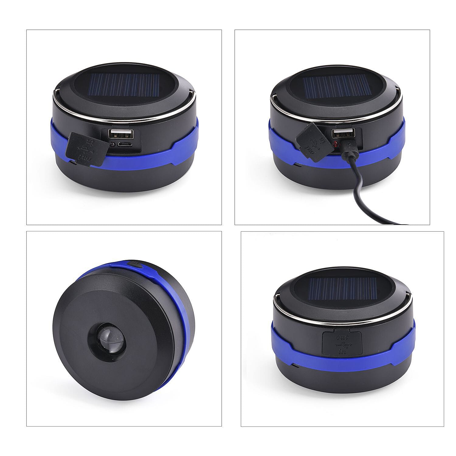 Rechargeable Pop-Up LED Solar Camping Light (Size 8x8x5 Cm) 7227293 5