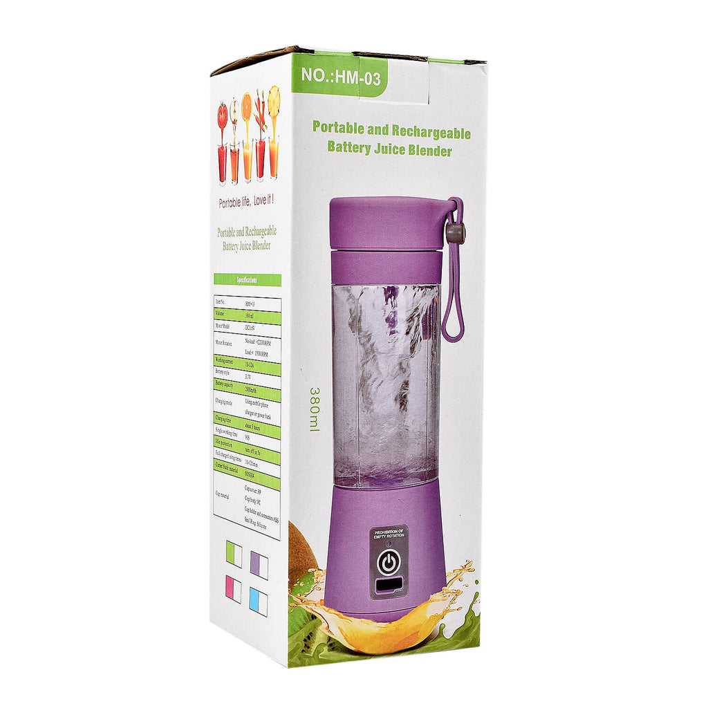 Rechargeable Blender for Smoothie, Juices and Powder Mixing On The Go - Green