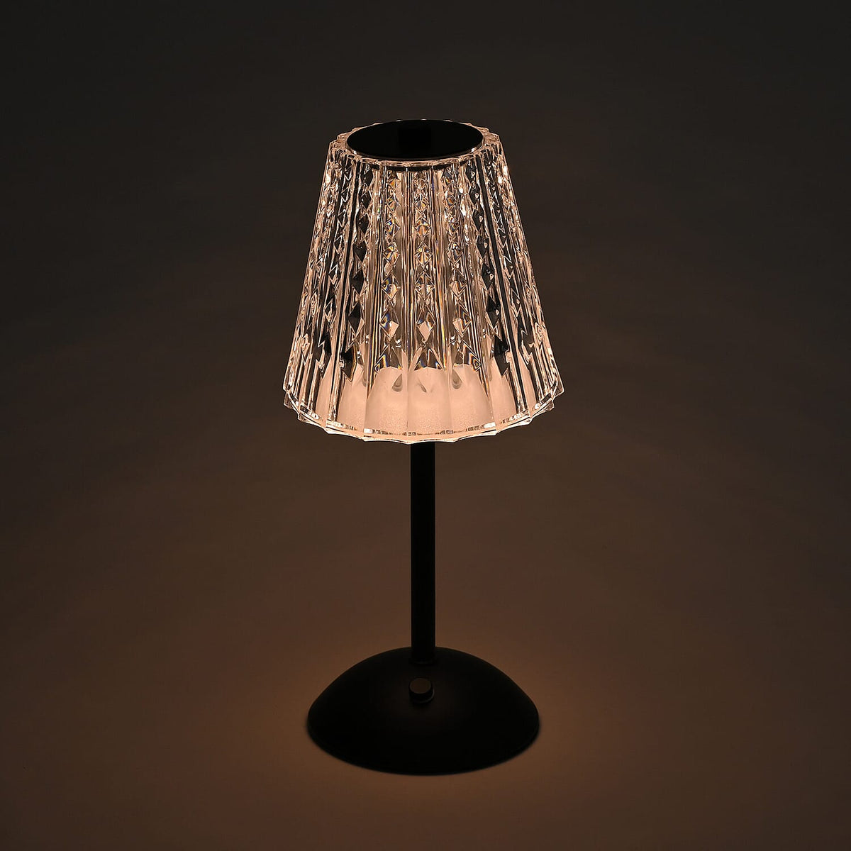 Table Lamp (Size - One Size) - Transparent &amp; Black V32582096 2