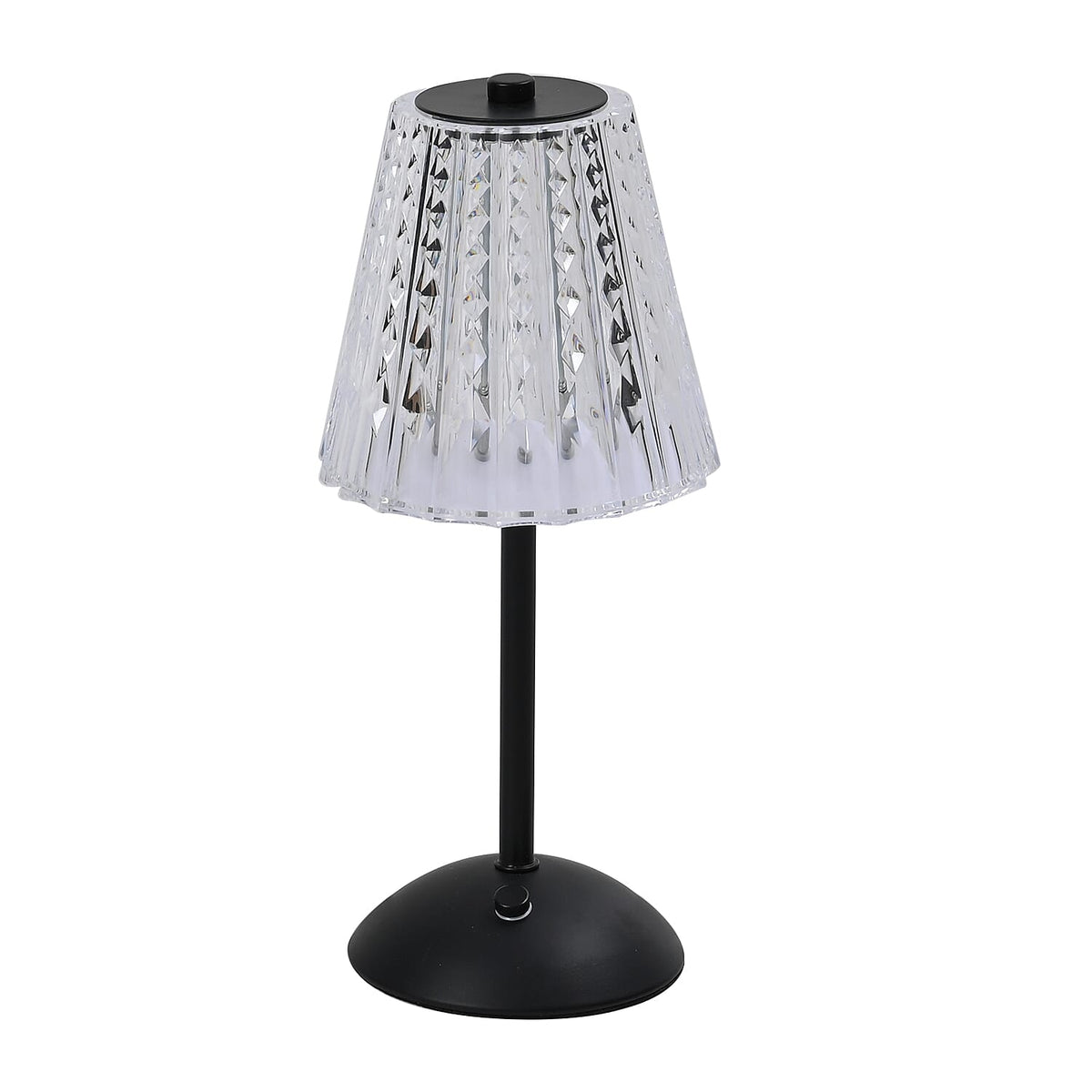 Table Lamp (Size - One Size) - Transparent &amp; Black V32582096 5