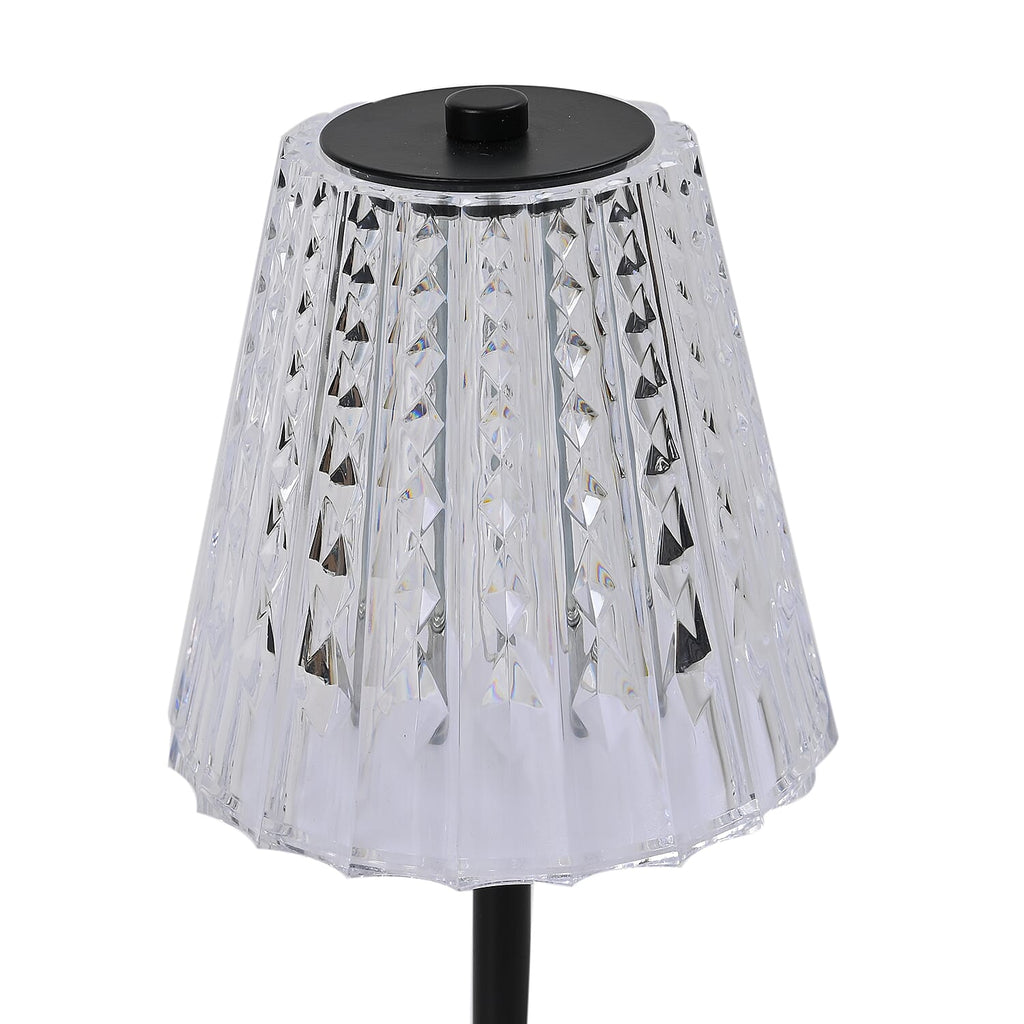 Table Lamp (Size - One Size) - Transparent & Black