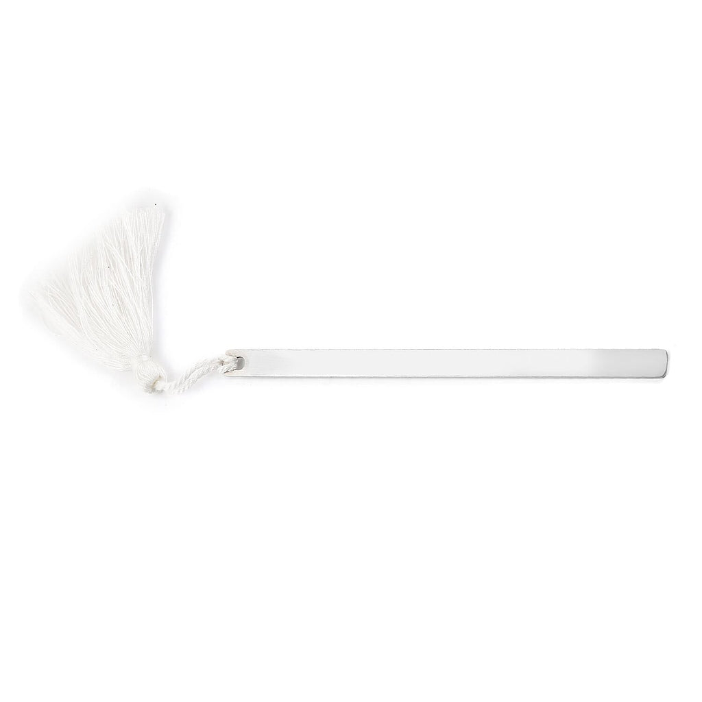 Personalized Elongated Bookmark in Stainless Steel